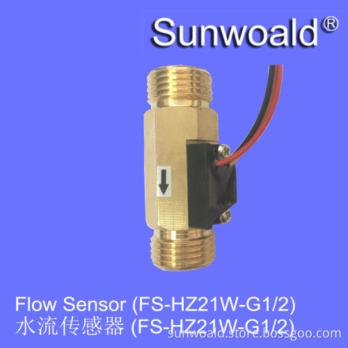 DN15 G1/2" water Hall Brass flow sensor meter